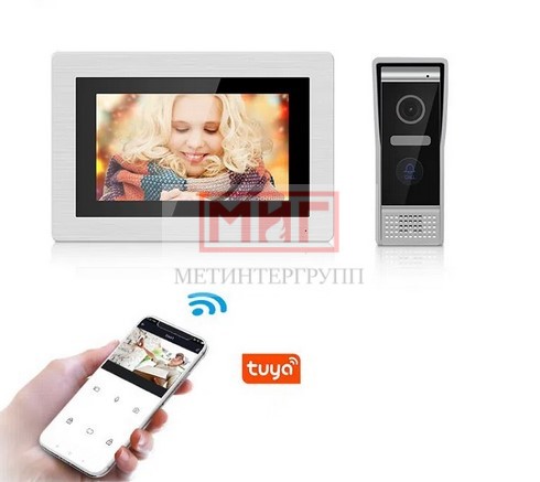 Фото 2 - Wi-Fi видео домофон + 6 IPC. Фото 2 - Wi-Fi видео домофон + 6 IPC.