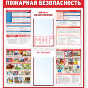 Фото 32 - Пожарная безопасность, стенд.