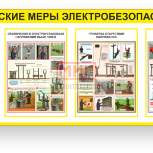 Фото 39 - Технические меры электробезопасности, стенд.